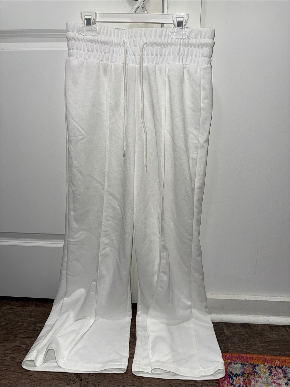 SHEIN White Women’s Elastic-Waist Jogger Pants